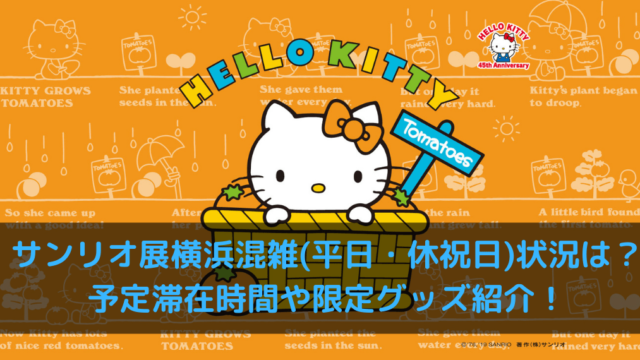 サンリオ展横浜混雑 平日 休祝日 状況は 予定滞在時間や限定グッズ紹介 いしをブログ